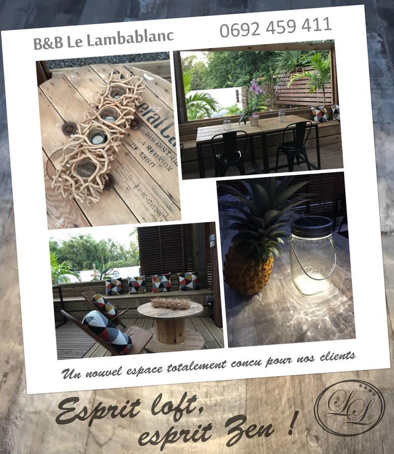 Le Lambablanc Bed and Breakfast Bras-Panon Exterior foto